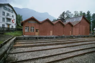 Arth, Goldau, Arth-Rigi-Bahn ARB, today Rigibahnen AG (6/1995)