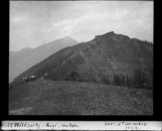 Wildspitz-Rigi, from east (1922)