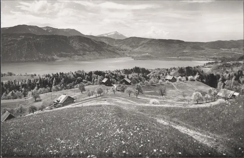 Ägerital mit Rigi, Aussicht vom Mattli