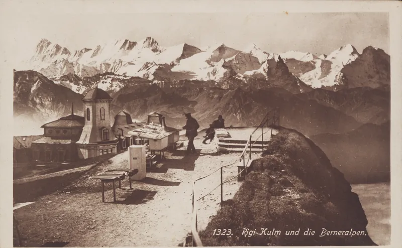 Rigi-Kulm and the Bernese Alps (vor 10.09.1923)