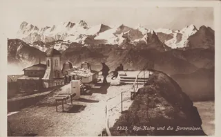 Rigi-Kulm and the Bernese Alps (vor 10.09.1923)