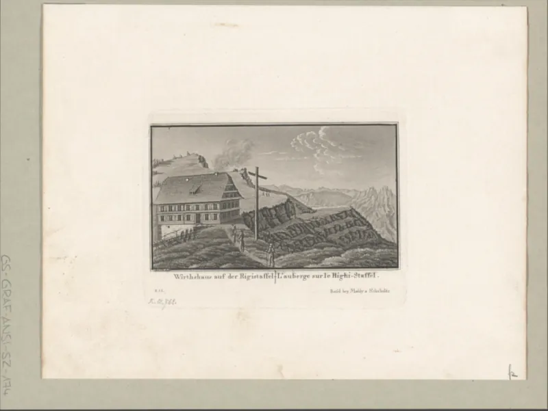Wirthshaus auf der Rigistaffel = L'auberge sur le Righi-Staffel (1834)