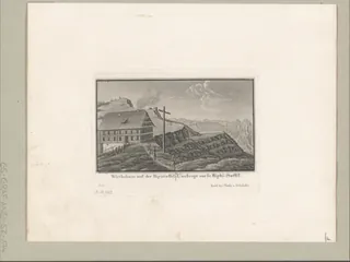 Wirthshaus auf der Rigistaffel = L'auberge sur le Righi-Staffel (1834)