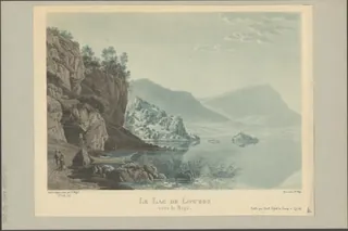 Le Lac de Lowerz vers le Rigi (1819)