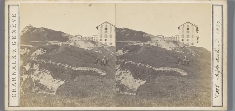 Gezicht op de top van de Rigi, RP-F-F07955 (1869)