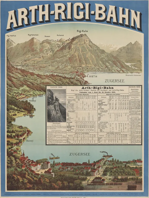 ARTH- RIGI -BAHN Saison 1888 (1888)