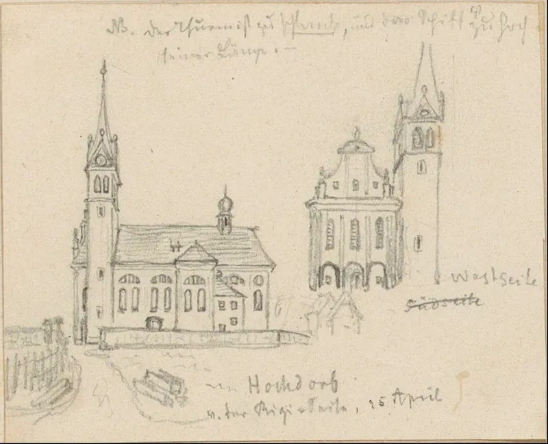 Hochdorf v. der Rigi-Seite (1850)