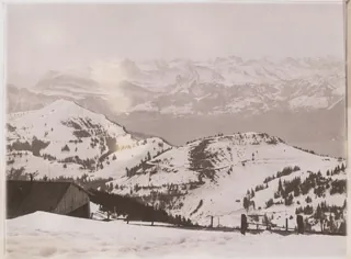 Rigi (SZ), main ridge northwest-southeast of the Rigi massif, looking south (S) (2/1905)