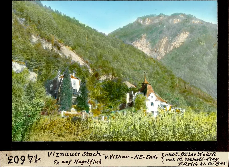 Viznauerstock, C2 auf Nagelfluh, V. Viznau, Nordost Ende (21 September 1945)