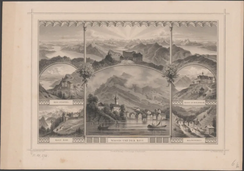Wäggis und der Rigi (1856 - 1875)