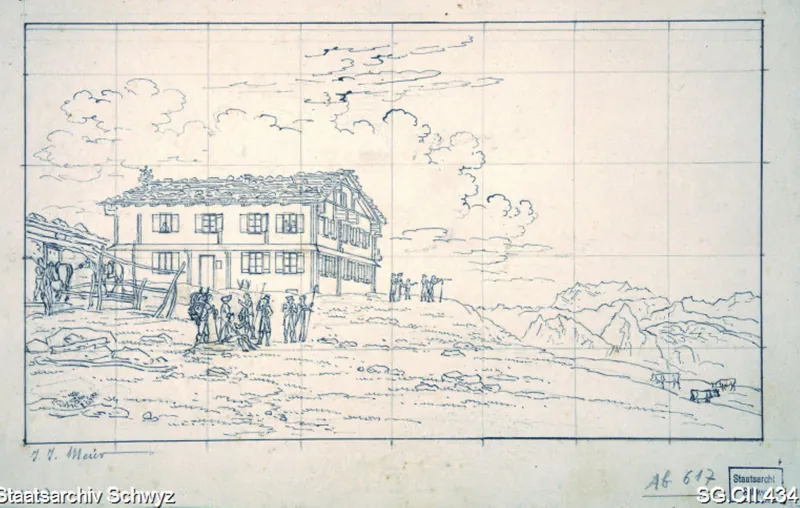 Gasthaus auf Rigi-Kulm (1816 - 1819)