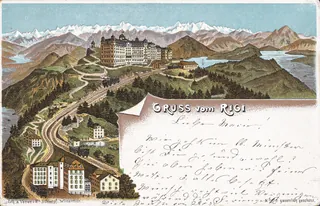 Greetings from the Rigi (vor 19.7.1899)