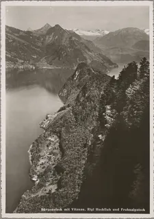 Bürgenstock, along with Vitznau, Rigi Hochfluh, and Frohnalpstock (1940 - 1950)
