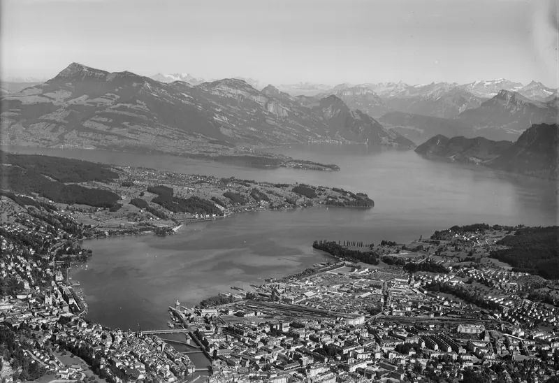 Lucerne with Rigi and Alps (11.08.1952)