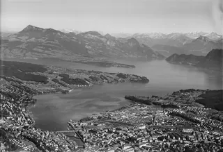 Lucerne with Rigi and Alps (11.08.1952)