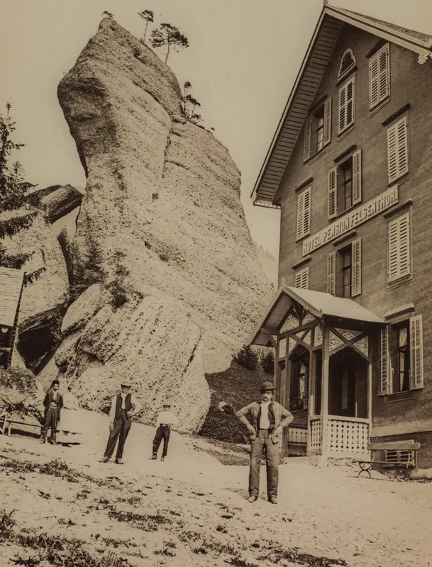 Passage du Rocher au Rigi Kalt Bad (ca. 1880)