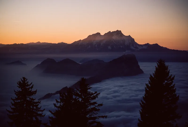 Rigi, Lake Lucerne with Pilatus (1986)