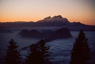 Rigi, Lake Lucerne with Pilatus (1986)