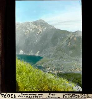 Panorama from Fronalpstock, Rigi, Brunnen (1941)