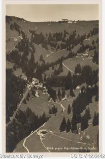 Blick auf Rigi-Klösterli und Rigi-Staffel (1939)