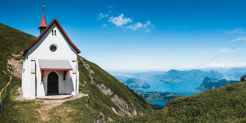 Klimsenkapelle with a view on Lake Lucerne (2022-07-12 13:09:37)