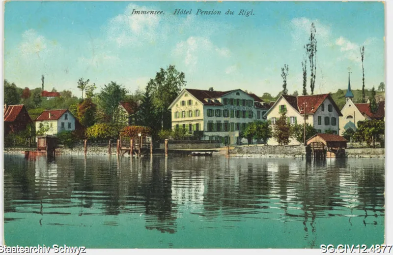 Immensee, Hotel Pension du Rigi (1918)