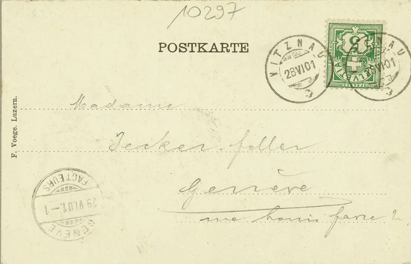 Rigi Railway, Grubisbalm (vor 28.06.1901)
