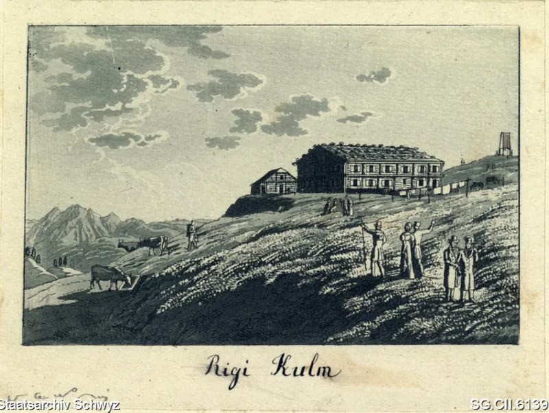 Rigi-Kulm: Gasthaus Rigi-Kulm (1800 - 1825)