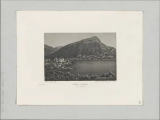 Arth & le Rigi . Lac de Zug (19th cent.)