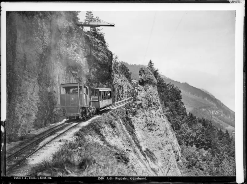 Arth- Rigi -Bahn, Teilansicht (approx. 1906)