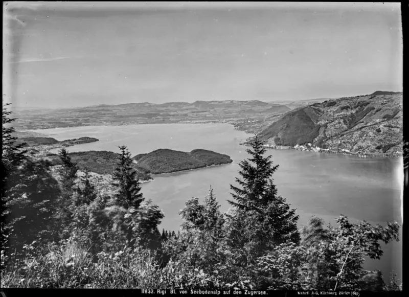 Rigi , Seebodenalp, Panorama (approx. 1910)