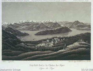 Rigi-Kaltbad: Panorama (ca. 1880 - 1890)