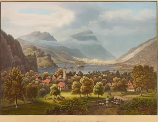 CH-NB - Seewen, von Osten, mit Lauerzersee - Collection Gugelmann - GS-GUGE-WINTERLIN-C-1 (Unknown date)