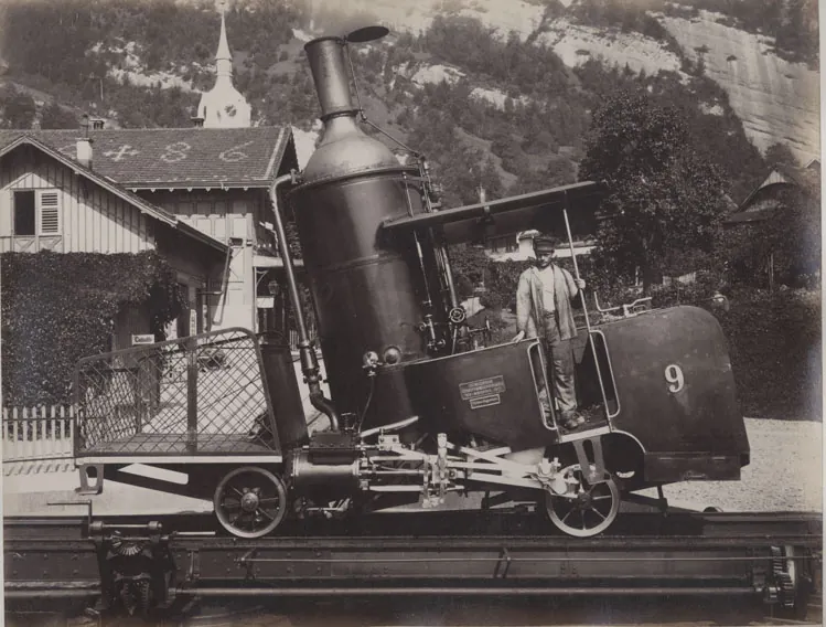 Sommer, Giorgio (1834-1914) - Locomotiva a vapore