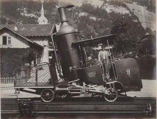 Sommer, Giorgio (1834-1914) - Locomotiva a vapore