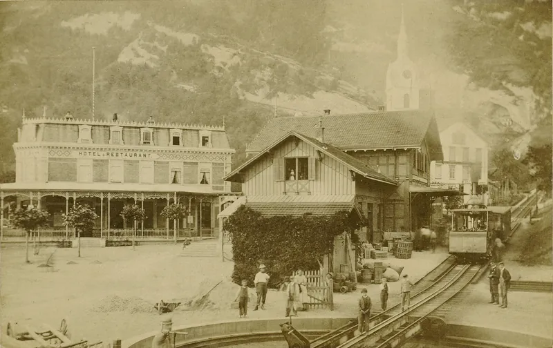 Chemin de fer du Righi [Rigi] (ca. 1880)