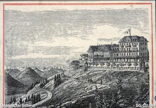 Hotel Rigi Scheidegg und Rigi-Bahn (1890 - 1900)