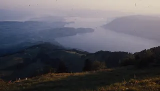 Lake Zug, view from Rigi to the north (N) (1975-1980)