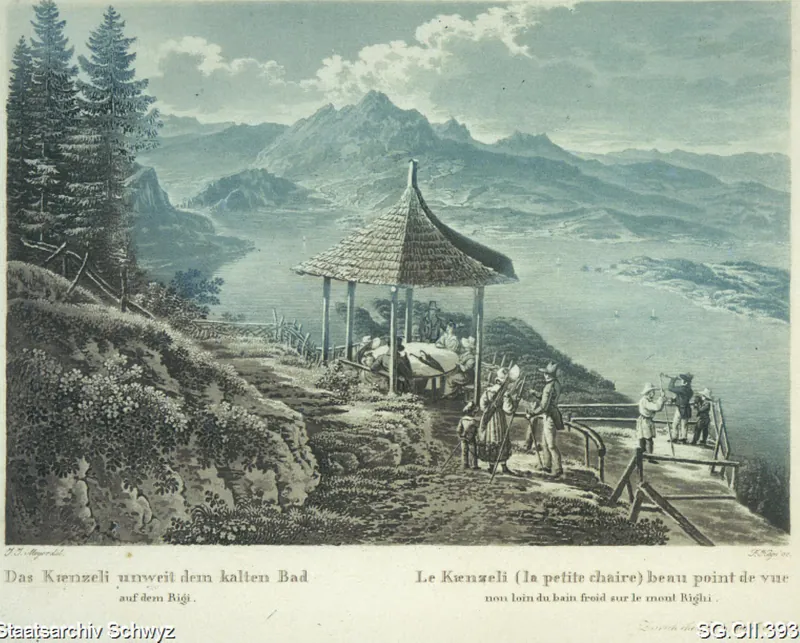 Rigi-Kaltbad: Känzeli (ca. 1825 - 1827)
