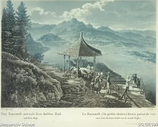 Rigi-Kaltbad: Känzeli (ca. 1825 - 1827)