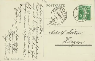 Hôtel Rigi-Kulm, view towards Pilatus (vor 14.08.1911)