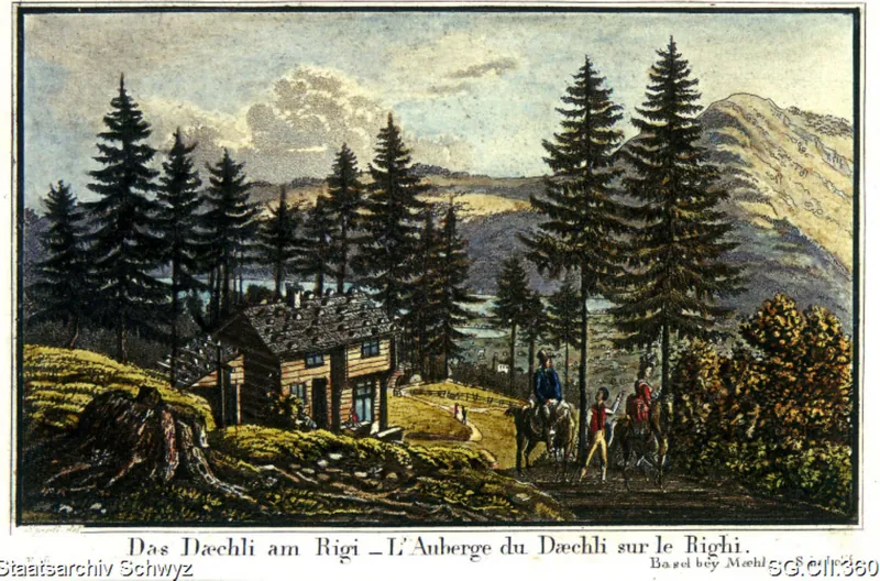Gasthaus Rigi Dächli (ca. 1830 - 1840)