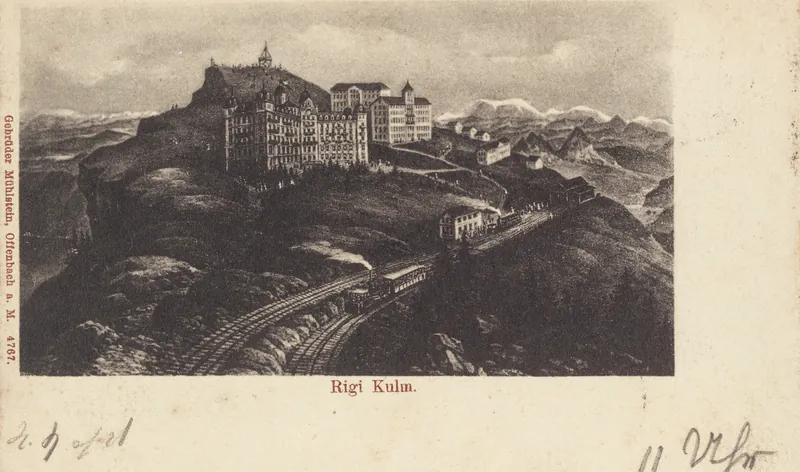 Rigi Kulm, view to the east (E) (vor 10.7.1901)