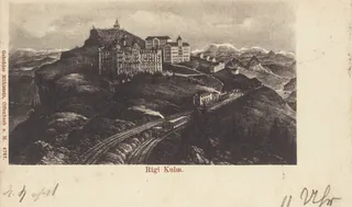 Rigi Kulm, view to the east (E) (vor 10.7.1901)