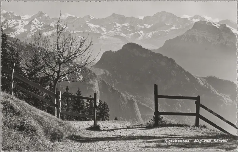 Rigi cold bath, way to the Känzeli (vor 20.6.1945)