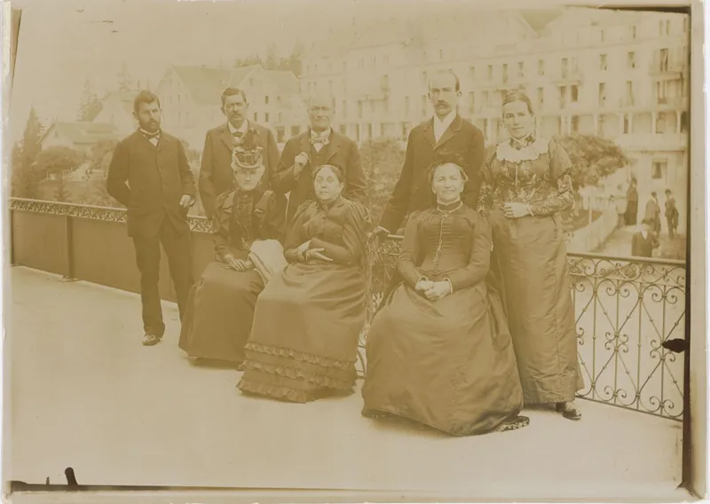 Bossard, [Gesch.]. [E] Frauen in Ferien, Rigi- Kaltbad