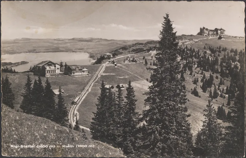 Rigi Relay (1600 m) u. Kulm (1800 m) (vor 24.9.1948)