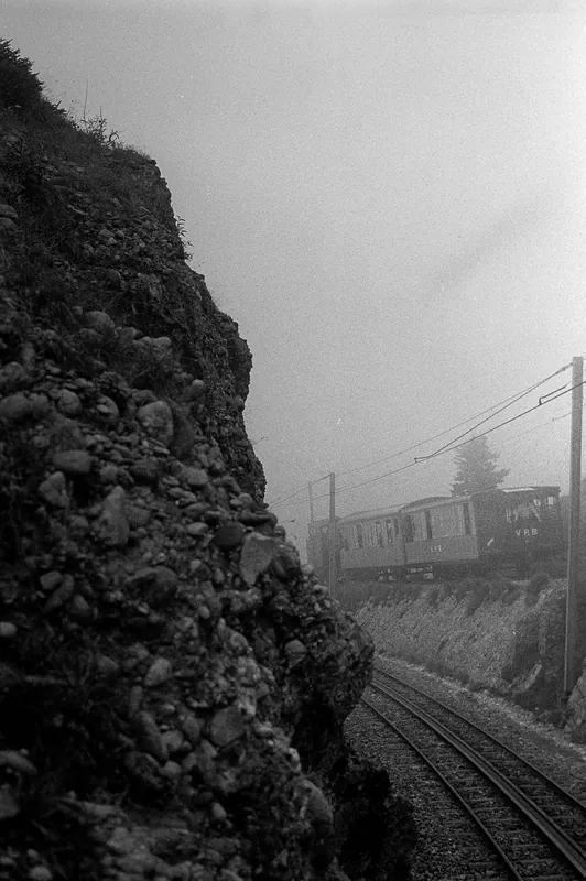 Rigi, Vitznau-Rigi Railway (VRB), steam ride with locomotive 16 (1974-1976)