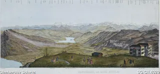 Panorama Rigi-Kulm (ca. 1860)