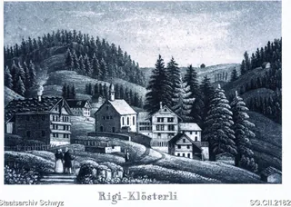 Rigi-Klösterlii mit Kapelle Maria zum Schnee (20. Jh.)